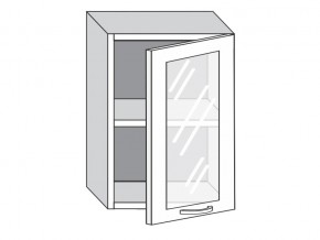 1.50.3 Шкаф настенный (h=720) на 500мм с 1-ой стекл. дверцей в Озёрске - ozyorsk.magazinmebel.ru | фото