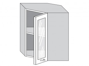 1.60.3у Шкаф настенный (h=720) угловой на 600мм со стекл. дверцей в Озёрске - ozyorsk.magazinmebel.ru | фото