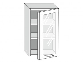 19.50.3 Шкаф настенный (h=913) на 500мм с 1-ой стекл. дверцей в Озёрске - ozyorsk.magazinmebel.ru | фото