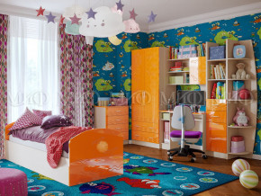 Детская комната Юниор-2 Оранжевый металлик в Озёрске - ozyorsk.magazinmebel.ru | фото