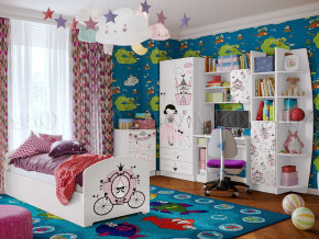 Детская комната Юниор-2 Принцесса в Озёрске - ozyorsk.magazinmebel.ru | фото
