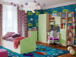 Детская комната Юниор-2 Салатовый в Озёрске - ozyorsk.magazinmebel.ru | фото
