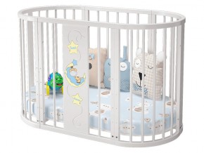 Детская кроватка белая Эстель в Озёрске - ozyorsk.magazinmebel.ru | фото