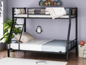 Двухъярусная кровать Гранада-1 140 черный в Озёрске - ozyorsk.magazinmebel.ru | фото