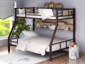Двухъярусная кровать Гранада-1П коричневый в Озёрске - ozyorsk.magazinmebel.ru | фото - изображение 1