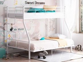 Двухъярусная кровать Гранада-3 140 белый в Озёрске - ozyorsk.magazinmebel.ru | фото - изображение 1