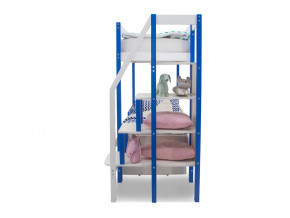 Двухъярусная кровать Svogen с ящиками сине-белый в Озёрске - ozyorsk.magazinmebel.ru | фото - изображение 4