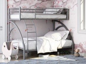 Двухъярусная кровать Виньола 2 Серая в Озёрске - ozyorsk.magazinmebel.ru | фото - изображение 1
