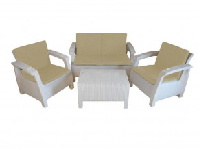 Комплект уличной мебели Yalta Premium Terrace Set белый в Озёрске - ozyorsk.magazinmebel.ru | фото