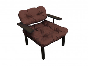 Кресло Дачное коричневая подушка в Озёрске - ozyorsk.magazinmebel.ru | фото