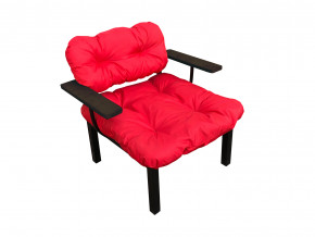 Кресло Дачное красная подушка в Озёрске - ozyorsk.magazinmebel.ru | фото