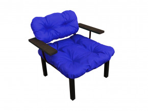 Кресло Дачное синяя подушка в Озёрске - ozyorsk.magazinmebel.ru | фото