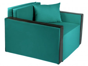 Кресло-кровать Милена с подлокотниками рогожка emerald в Озёрске - ozyorsk.magazinmebel.ru | фото