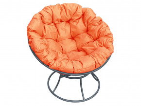 Кресло Папасан без ротанга оранжевая подушка в Озёрске - ozyorsk.magazinmebel.ru | фото - изображение 1