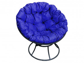 Кресло Папасан без ротанга синяя подушка в Озёрске - ozyorsk.magazinmebel.ru | фото - изображение 1