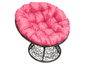 Кресло Папасан с ротангом розовая подушка в Озёрске - ozyorsk.magazinmebel.ru | фото - изображение 1