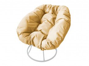 Кресло Пончик без ротанга бежевая подушка в Озёрске - ozyorsk.magazinmebel.ru | фото - изображение 1