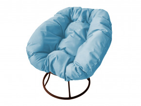 Кресло Пончик без ротанга голубая подушка в Озёрске - ozyorsk.magazinmebel.ru | фото - изображение 1
