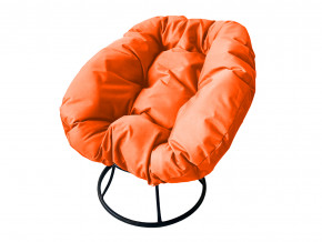 Кресло Пончик без ротанга оранжевая подушка в Озёрске - ozyorsk.magazinmebel.ru | фото - изображение 1