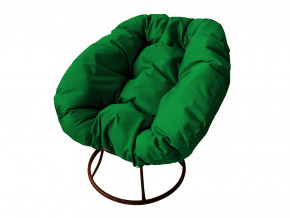 Кресло Пончик без ротанга зелёная подушка в Озёрске - ozyorsk.magazinmebel.ru | фото - изображение 1