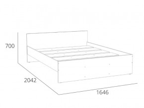 Кровать 1600 НМ 011.53 Симпл Белый Фасадный в Озёрске - ozyorsk.magazinmebel.ru | фото - изображение 4