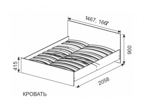 Кровать 1600х2000 ортопедическое основание в Озёрске - ozyorsk.magazinmebel.ru | фото