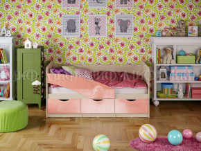 Кровать Бабочки 1600 Розовый металлик в Озёрске - ozyorsk.magazinmebel.ru | фото