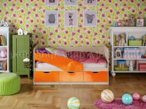Кровать Бабочки 1800 Оранжевый металлик в Озёрске - ozyorsk.magazinmebel.ru | фото