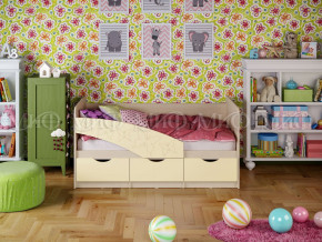 Кровать Бабочки 1800 Ваниль в Озёрске - ozyorsk.magazinmebel.ru | фото - изображение 1