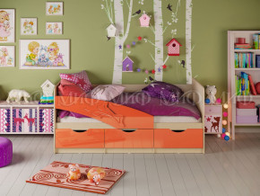 Кровать Дельфин 1600 Оранжевый металлик в Озёрске - ozyorsk.magazinmebel.ru | фото