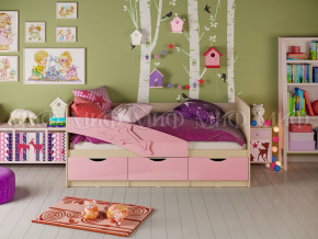 Кровать Дельфин 1600 Розовый металлик в Озёрске - ozyorsk.magazinmebel.ru | фото