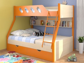 Кровать Дельта 20.02 оранжевая в Озёрске - ozyorsk.magazinmebel.ru | фото