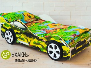 Кровать детская машина Хаки в Озёрске - ozyorsk.magazinmebel.ru | фото - изображение 2