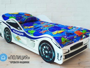 Кровать детская машина Полиции в Озёрске - ozyorsk.magazinmebel.ru | фото