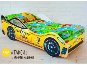 Кровать детская машина Такси в Озёрске - ozyorsk.magazinmebel.ru | фото