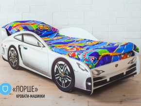Кровать детская машинка Порше в Озёрске - ozyorsk.magazinmebel.ru | фото