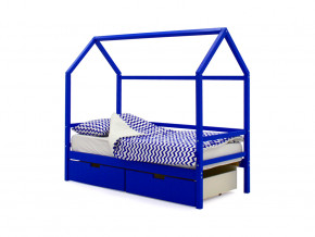 Кровать-домик Svogen с ящиками синий в Озёрске - ozyorsk.magazinmebel.ru | фото - изображение 1