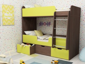 Кровать двухъярусная Малыш двойняшка бодега-лайм в Озёрске - ozyorsk.magazinmebel.ru | фото