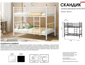 Кровать двухъярусная Скандик 42.20-01 в Озёрске - ozyorsk.magazinmebel.ru | фото - изображение 2