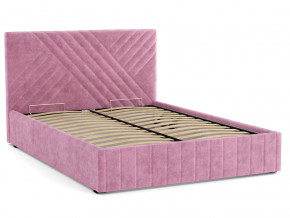 Кровать Гамма 1600 с основанием велюр тенерифе розовый в Озёрске - ozyorsk.magazinmebel.ru | фото - изображение 2