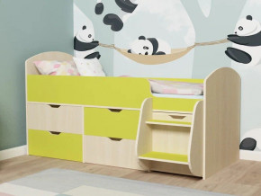 Кровать Малыш-7 Дуб-лайм в Озёрске - ozyorsk.magazinmebel.ru | фото