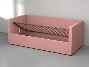 Кровать мягкая с подъёмным механизмом арт. 030 розовый в Озёрске - ozyorsk.magazinmebel.ru | фото - изображение 2
