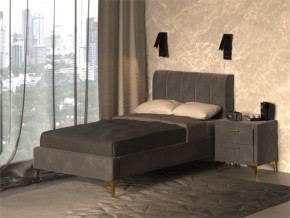 Кровать Рошаль 900 серый в Озёрске - ozyorsk.magazinmebel.ru | фото - изображение 2