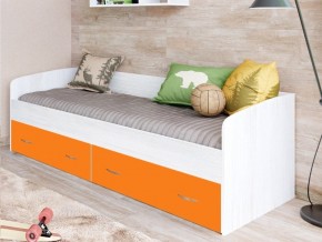 Кровать с выкатными ящиками Винтерберг, оранжевый в Озёрске - ozyorsk.magazinmebel.ru | фото