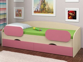 Кровать Соня 2 дуб молочный-розовый в Озёрске - ozyorsk.magazinmebel.ru | фото - изображение 2