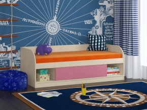 Кровать Соня 4 дуб молочный-розовый в Озёрске - ozyorsk.magazinmebel.ru | фото