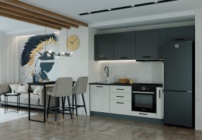 Кухонный гарнитур Лофт 2550 в Озёрске - ozyorsk.magazinmebel.ru | фото - изображение 1