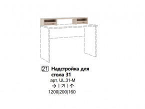 Надстройка для стола 31 (Полка) в Озёрске - ozyorsk.magazinmebel.ru | фото