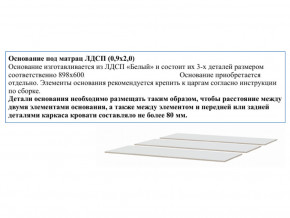 Основание из ЛДСП 0,9х2,0м в Озёрске - ozyorsk.magazinmebel.ru | фото