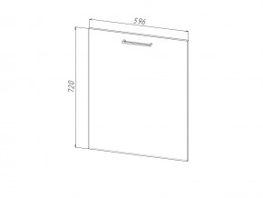 П 60 Комплект для посудомоечной машины 600 мм (цоколь + фасад) ЛДСП в Озёрске - ozyorsk.magazinmebel.ru | фото